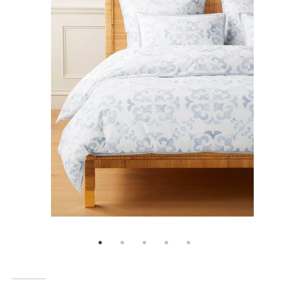 Serena & Lily King Duvet cover and shams